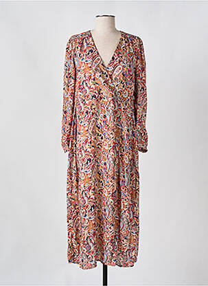 Rochie lungă portocaliu JULIE GUERLANDE femeie