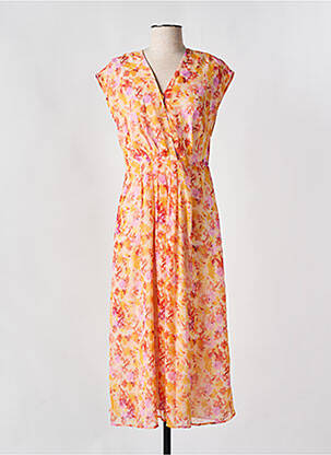 Rochie lungă galben JULIE GUERLANDE femeie