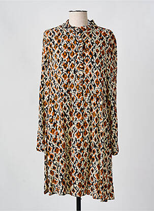 Rochie midi maro C'EST BEAU LA VIE femeie