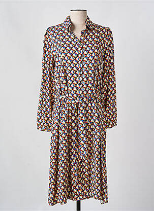 Rochie midi bej C'EST BEAU LA VIE femeie