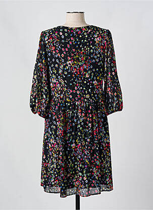 Rochie scurtă mâneci 3/4 mâneci 3/4 negru JULIE GUERLANDE femeie