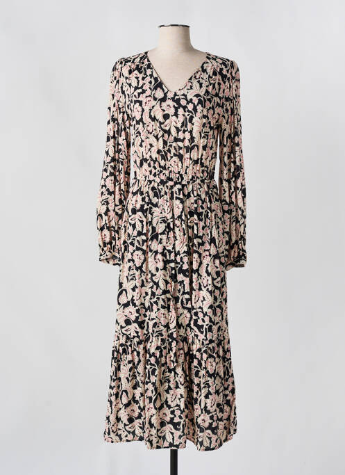 Rochie lungă negru C'EST BEAU LA VIE femeie