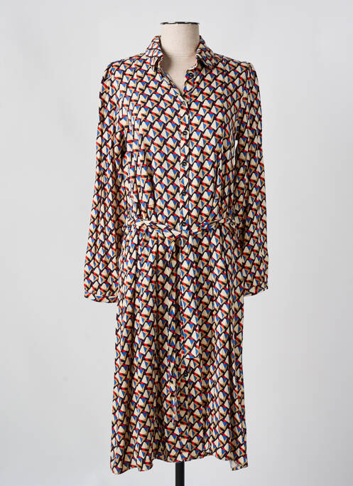 Rochie midi portocaliu C'EST BEAU LA VIE femeie