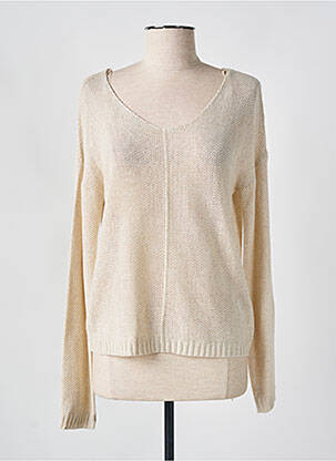 Pulover bej C'EST BEAU LA VIE femeie