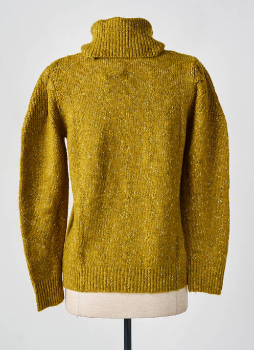 Pulover cu guler înalt galben C'EST BEAU LA VIE femeie