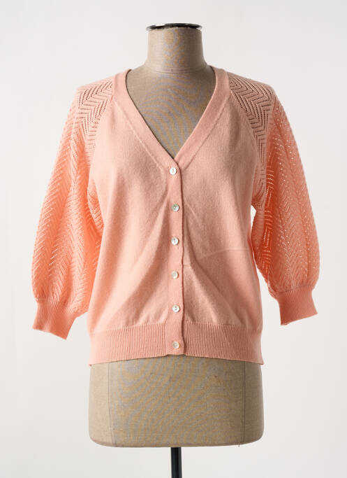 Vestă cu mâneci lungi portocaliu JULIE GUERLANDE femeie