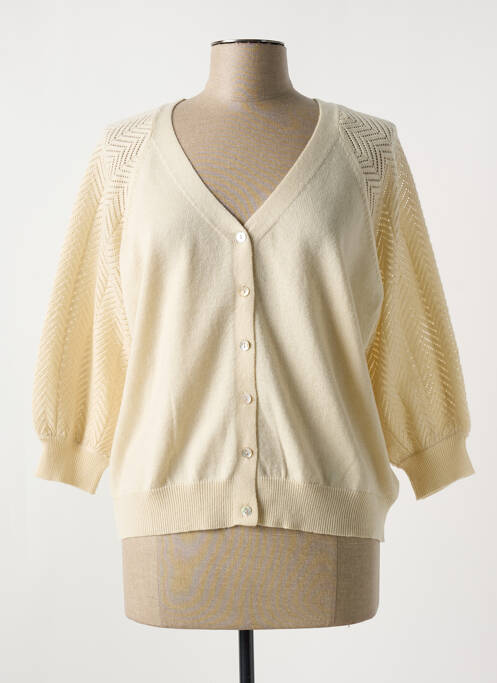 Vestă cu mâneci lungi bej JULIE GUERLANDE femeie