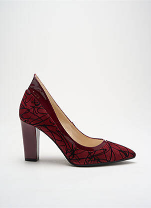 Pantofi cu toc material neted toc de 7 la 9 cm violet SACHA LONDON femeie
