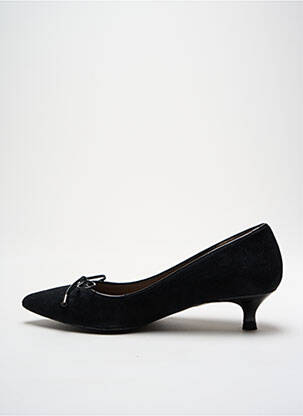 Pantofi cu toc nubuc toc de 4 la 6 cm negru SACHA LONDON femeie