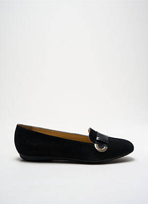 Mocasini vârf rotund toc plat până la 3 cm negru GEOX femeie