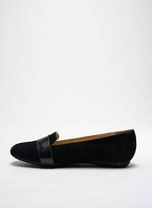 Mocasini vârf rotund toc plat până la 3 cm negru GEOX femeie