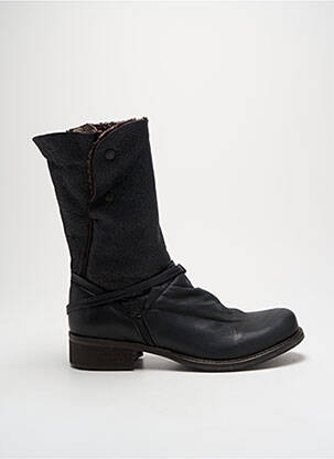 Botine/ghete umplută toc plat până la 3 cm negru SEE YOU JANE femeie