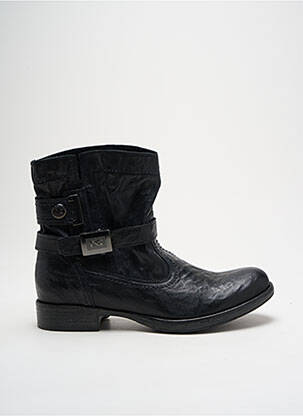 Botine/ghete material neted toc plat până la 3 cm negru NERO GIARDINI femeie
