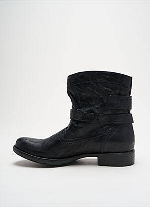 Botine/ghete material neted toc plat până la 3 cm negru NERO GIARDINI femeie