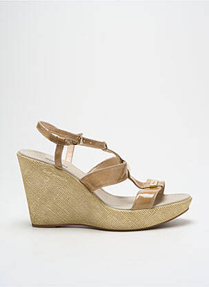 Sandale/Pantofi decupați bej NERO GIARDINI femeie