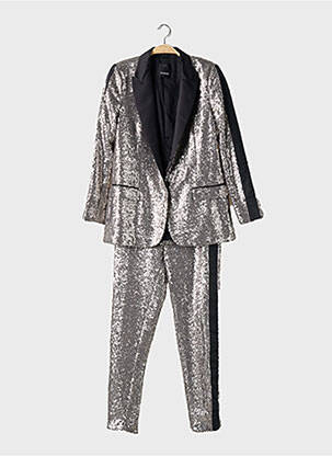 Set pantaloni buzunare argintiu PINKO femeie