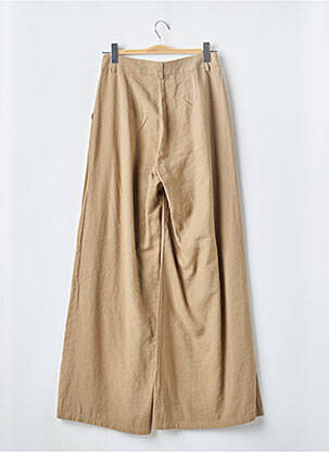 Pantalon larg talie cu cleme talie înaltă verde NASTY GAL femeie
