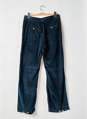 Pantalon drept talie cu cleme talie înaltă albastru LA REDOUTE femeie