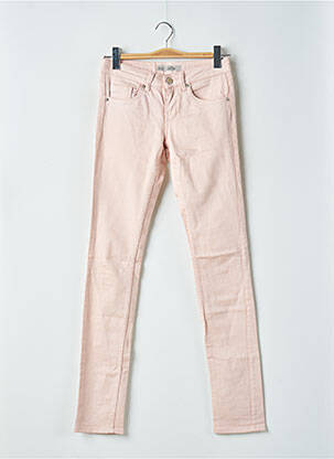 Blugi cu croială slim roz TOPSHOP femeie