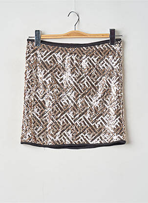 Fustă scurtă auriu VERO MODA femeie