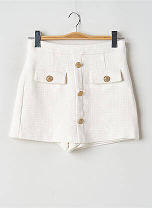 Fustă pantaloni scurți alb ZARA femeie