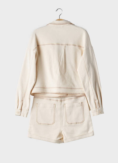 Set pantaloni bej PIECES femeie