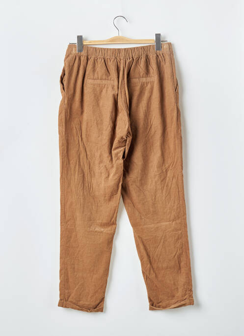 Pantalon drept bej MANGO femeie