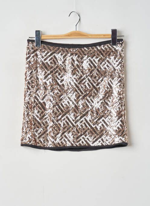 Fustă scurtă auriu VERO MODA femeie