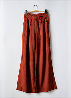 Pantalon larg maro NASTY GAL femeie