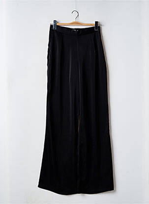Pantalon larg închidere cu fermoar lateral talie înaltă negru NASTY GAL femeie