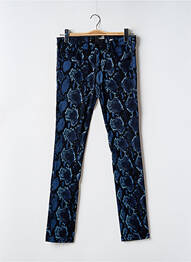Pantalon slim talie joasă talie joasă albastru LOVE MOSCHINO femme