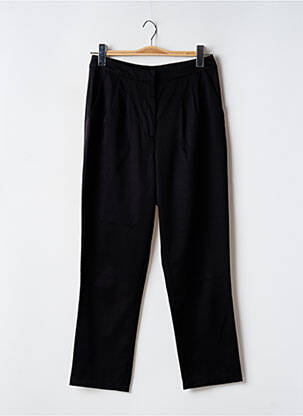 Pantalon drept talie cu cleme talie înaltă negru BOOHOO femeie