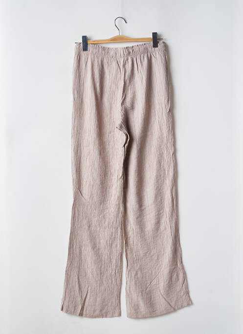 Pantalon larg bej ZARA femeie