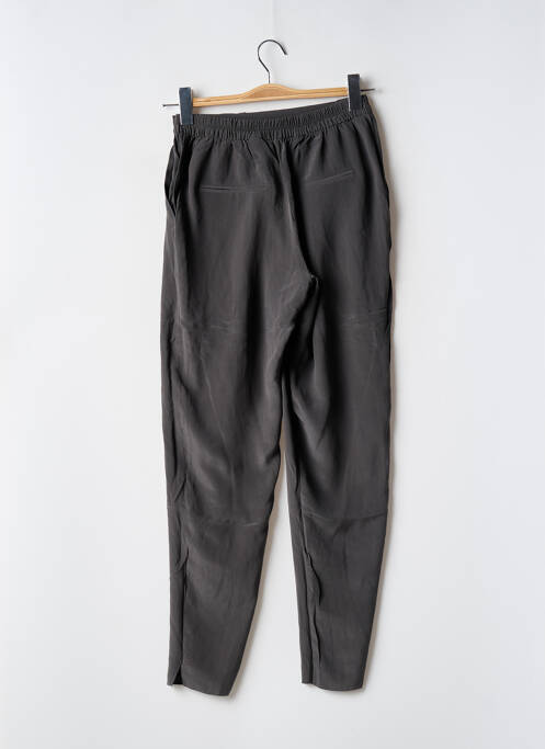 Pantalon drept talie cu cleme talie înaltă verde ZARA femme