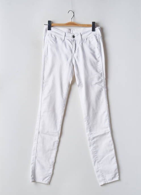 Blugi cu croială slim alb H&M femeie