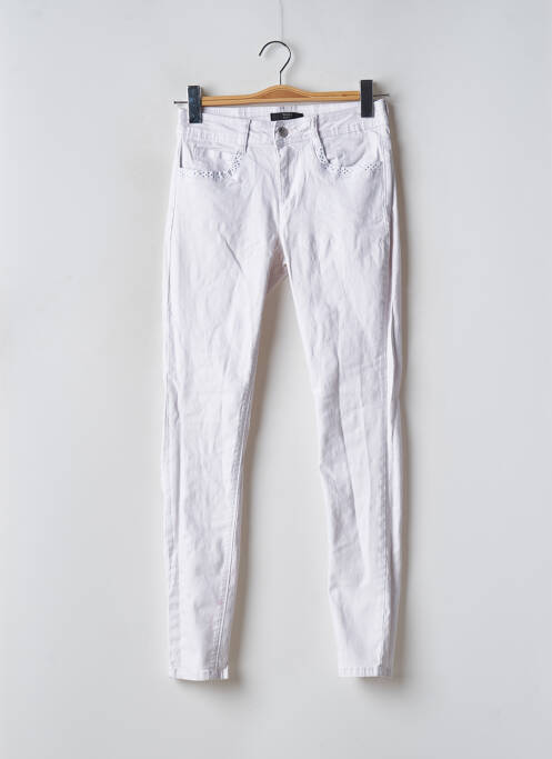 Blugi skinny alb YESSICA femeie