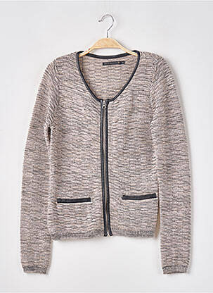 Vestă cu mâneci lungi bej BERENICE femeie