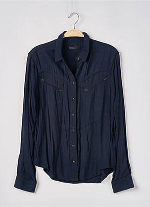 Cămașă albastru ALLSAINTS femeie