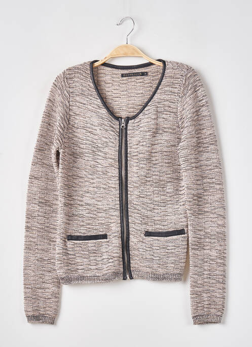 Vestă cu mâneci lungi bej BERENICE femeie