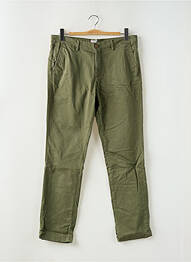 Pantalon chino elasticitate mărime normală verde JACK & JONES bărbat