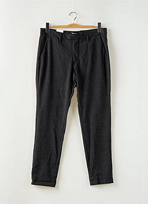 Pantalon chino țesătură melanj mărime normală negru JACK & JONES bărbat