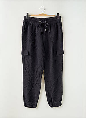 Pantalon cargo țesătură poplin mărime normală negru STREET ONE femeie