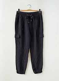 Pantalon cargo talie elastică mărime normală negru STREET ONE femme