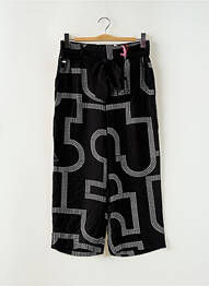 Pantalon 7/8 țesătură poplin mărime normală negru STREET ONE femme
