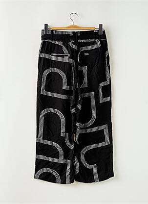 Pantalon 7/8 țesătură poplin mărime normală negru STREET ONE femeie