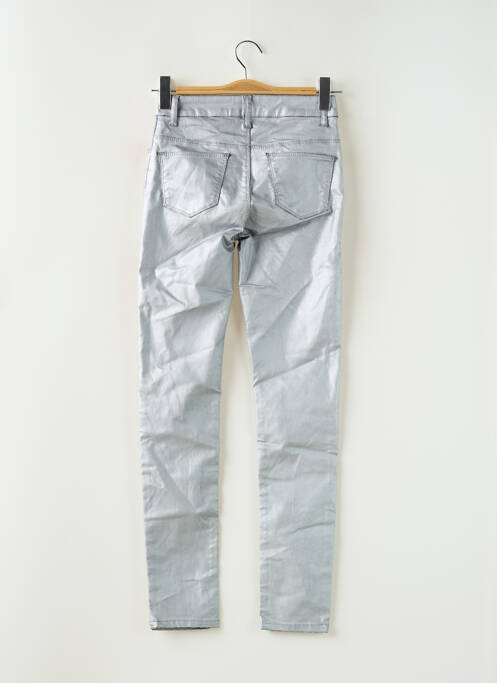 Blugi cu croială slim argintiu LITTLE FORTUNE femeie