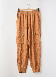 Pantalon cargo talie elastică talie înaltă bej MEXX femme