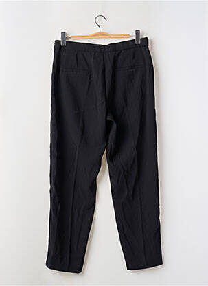 Pantalon drept talie cu cleme mărime normală negru MANGO femeie