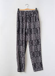 Pantalon drept țesătură crep talie înaltă gri ANNA SCOTT femme