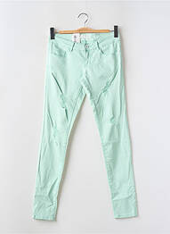 Blugi skinny elasticitate talie joasă verde ONLY femeie